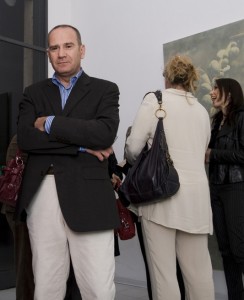 Angelo Barone all'inaugurazione della sua mostra (05/09)