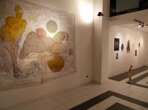  Veduta della mostra di Michele Ciacciofera "Odio gli indifferenti" (11/2015)