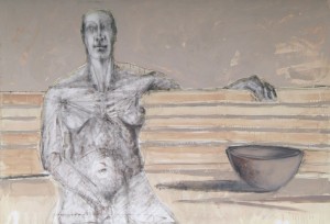 Attesa, olio su tela, cm 110 x 145, 2006