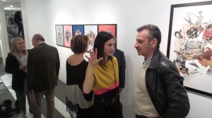 inaugurazione della mostra Miramorphoses di Valentina Mir - aprile 2015