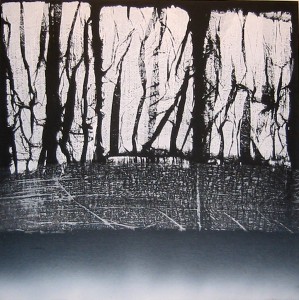 Landscape, 2007, acrilico su tela, cm 140x140