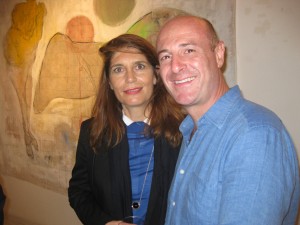  Ciacciofera e Christine Macel alla mostra "Odio gli indifferenti" (11/2015)