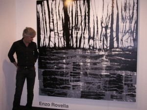 Enzo Rovella al Catania Arte Fiera, 2008